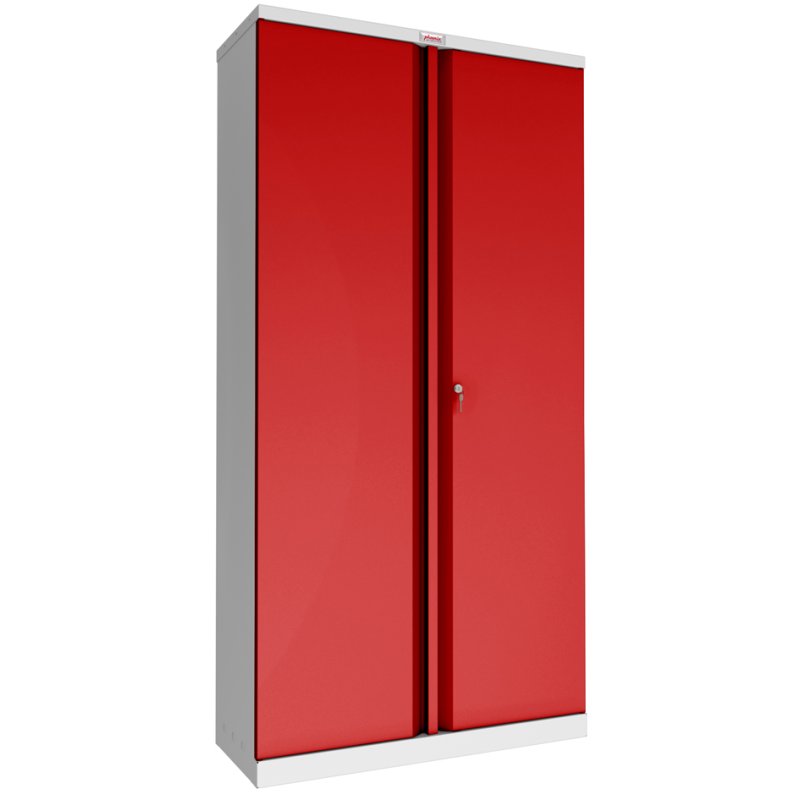 Phoenix armoire d'archivage SCL1491, acier, 2 portes, gris clair